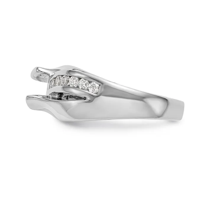 Rings Goldiacom 14kw Peg Set Simulated Diamond Engagement Ring