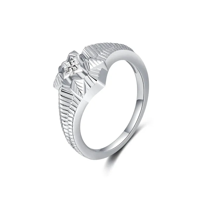 Trendolla Jewelry Rings Women Engagement Ring Falling star Collection Designed by Ida Eckhel