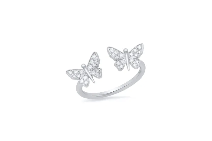 Rings Shylee Rose Jewelry Floating Diamond Butterfly Ring