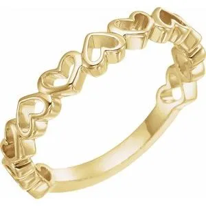 WB Choice Jewelry 14K Yellow Heart Ring51574102PSTWBC Rings