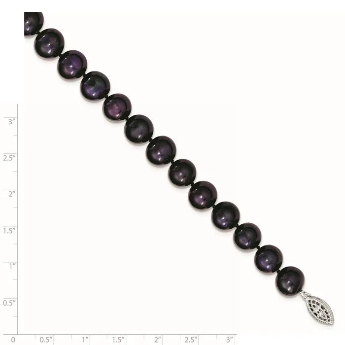 WB Choice Jewelry Necklaces Sterling Silver Rhodplated 1011mm Black FWC Pearl NecklaceWBCQH515828 WB Choice Jewelry Necklaces Sterling Silver Rhodplated 1011mm Black FWC Pearl NecklaceWBCQH515828