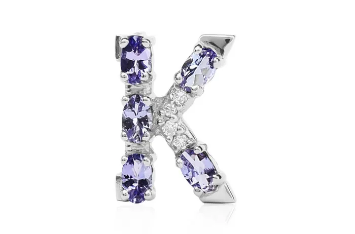 Cufflinks Letter K Initial 18kt Gold Albert Hern Necklaces