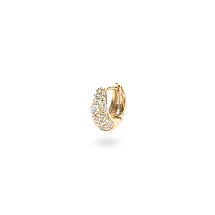 Earrings PRMAL Drop Hoop Pave Earring S