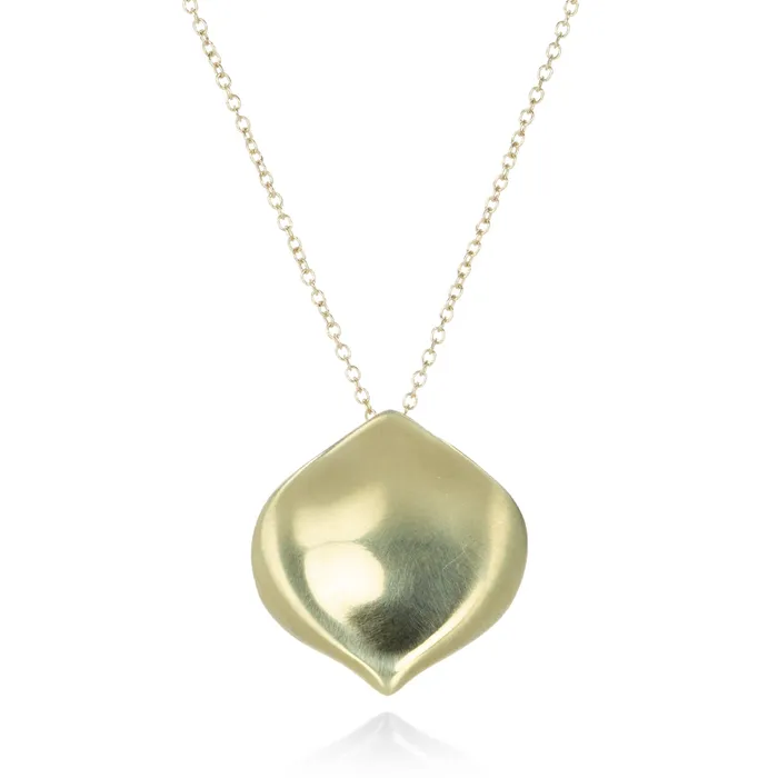 Annette Ferdinandsen Necklaces 14k Medium Rose Petal Pendant Necklace