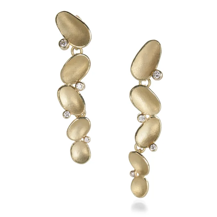Earrings Barbara Heinrich Cascading Shell Drop Earrings
