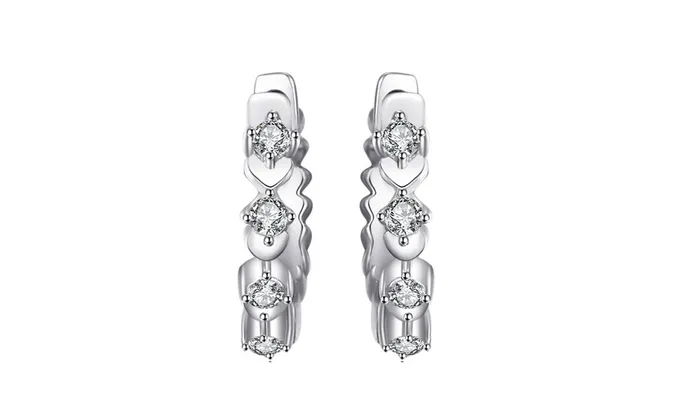 Earrings sparklingselections Cubic Zirconia Hoop Earrings