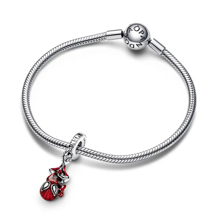 Pandora Charm Necklaces Pandora Marvel Hanging SpiderMan Dangle Charm