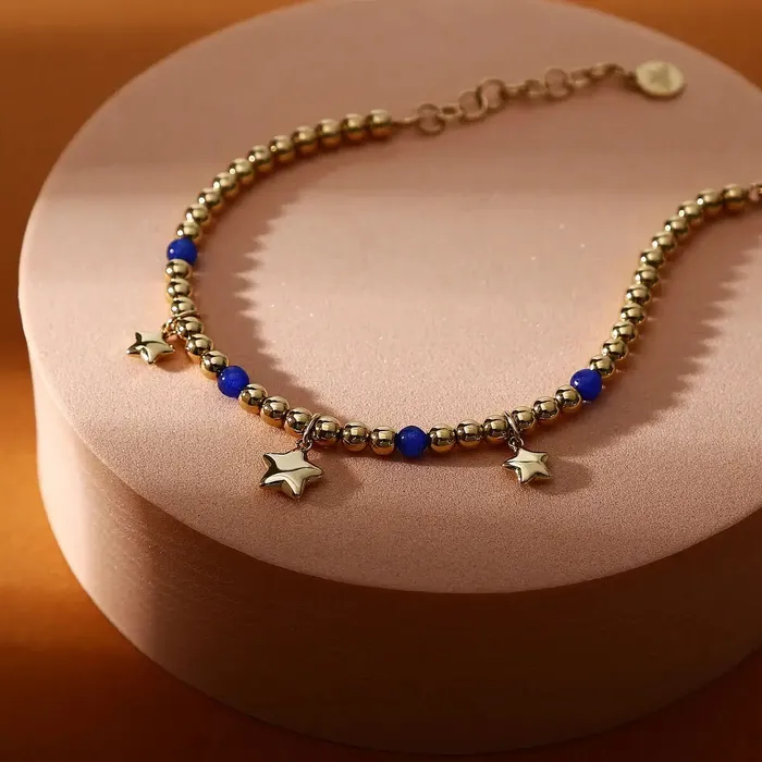 Bracelets Morellato Womens bracelet with stars and gold plating Morellato Talismans