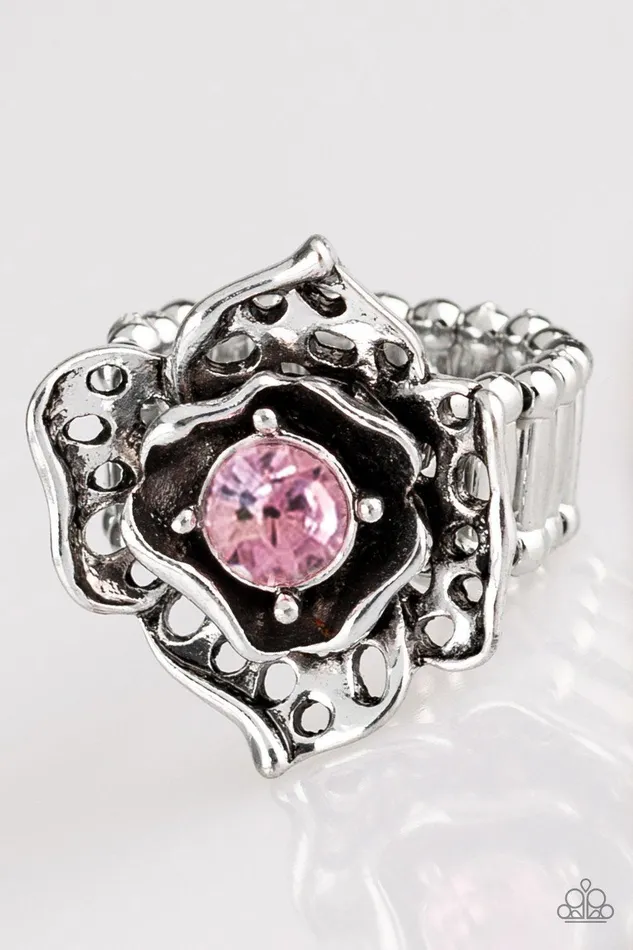 Rings Paparazzi Accessories Glowing Gardens Pink Ring Jewelry by Bretta