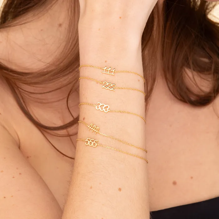 222 Angel Number Bracelet Camile Stone Bracelets