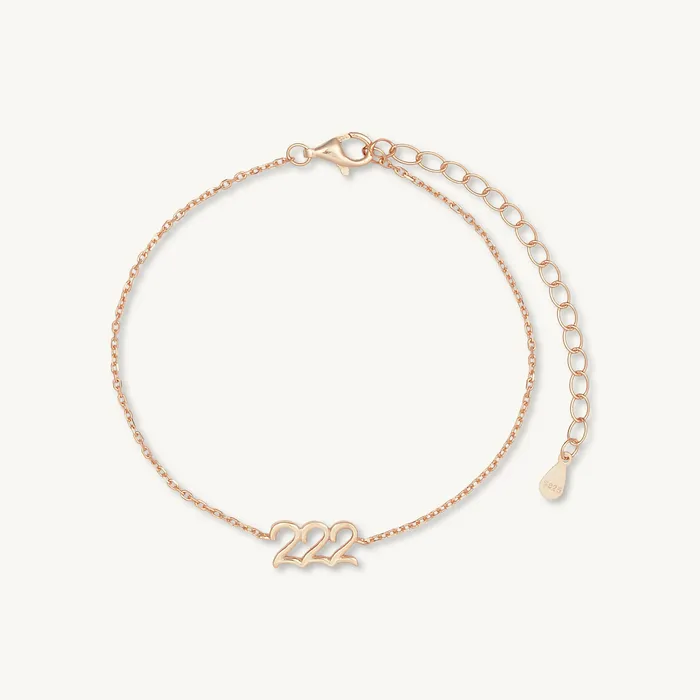 222 Angel Number Bracelet Camile Stone Bracelets
