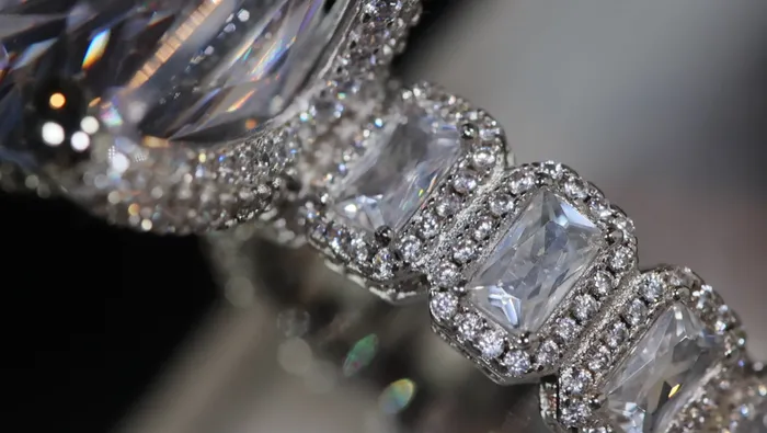 Baguette Ring Mens Baguette Ring Big Diamond Ring Womens Baguette Ring Lab Diamonds London Rings