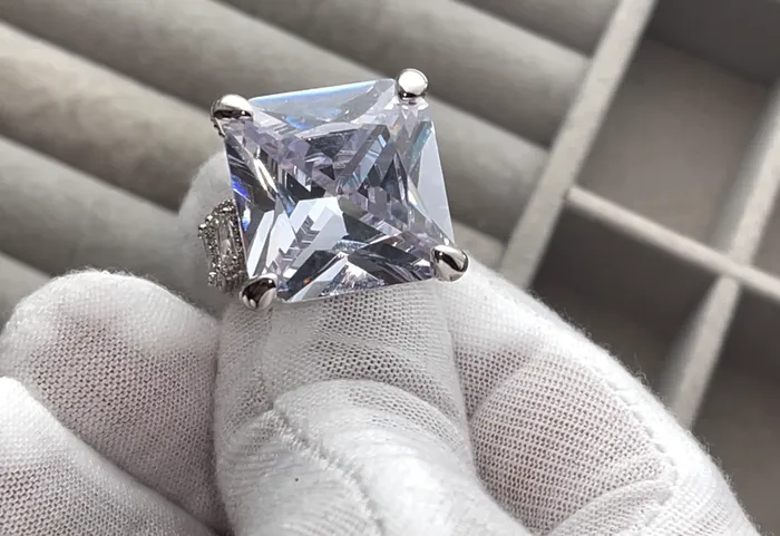 Baguette Ring Mens Baguette Ring Big Diamond Ring Womens Baguette Ring Lab Diamonds London Rings