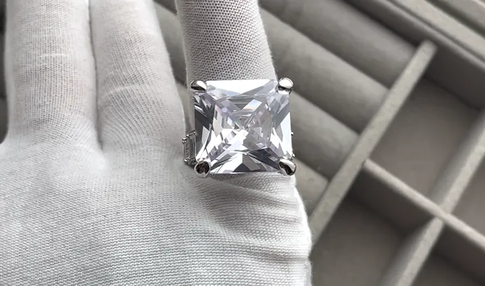 Baguette Ring Mens Baguette Ring Big Diamond Ring Womens Baguette Ring Lab Diamonds London Rings