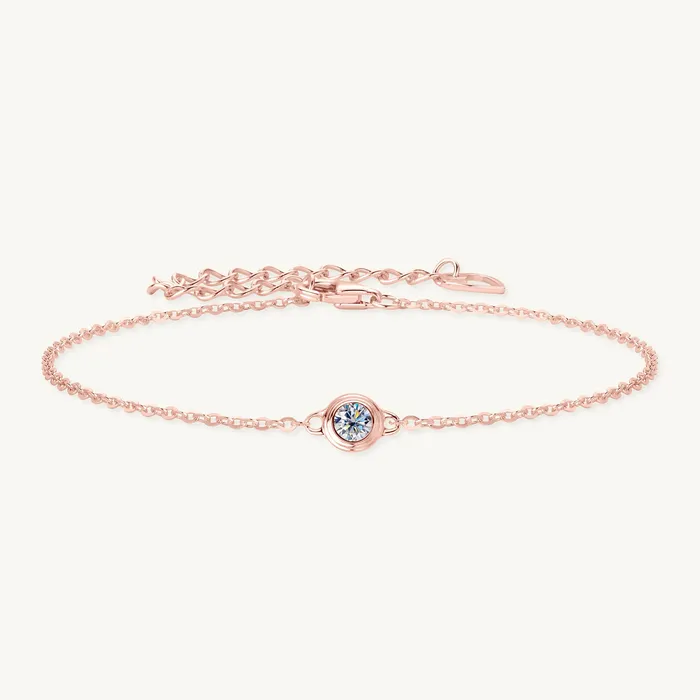 Bracelets Camile Stone Classic Moissanite Chain Bracelet