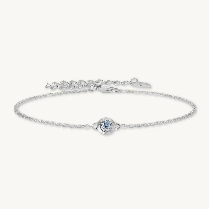 Bracelets Camile Stone Classic Moissanite Chain Bracelet