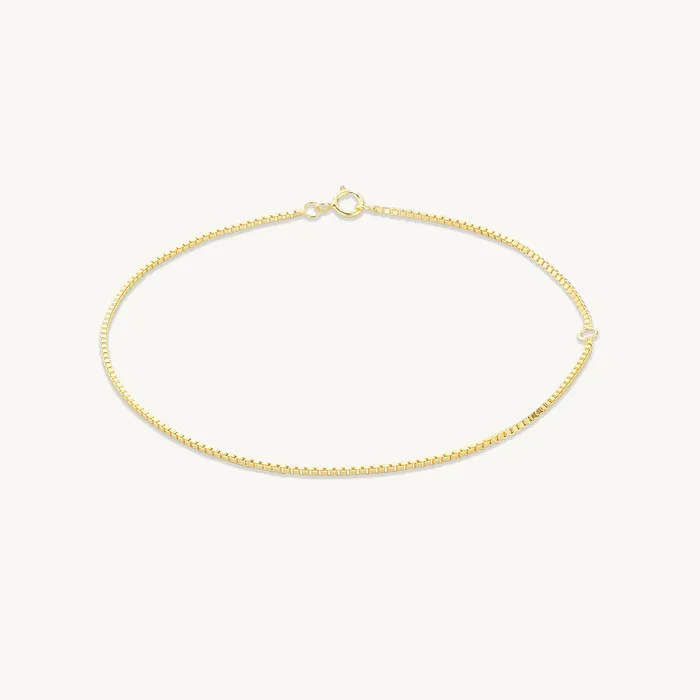 Classic Box Chain Bracelet Camile Stone Bracelets