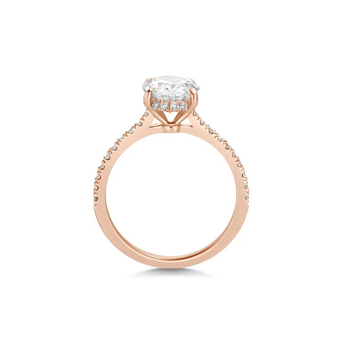 Engagement Rings Earrings BELLA rose gold