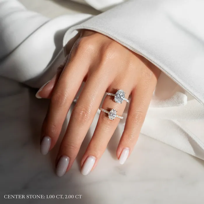 Engagement Rings Earrings BELLA rose gold