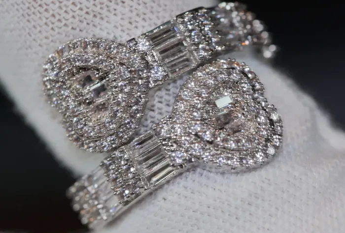 Lab Diamonds London Rings Baguette ring diamond heart ring Eternity ring heart shaped ring Diamond Heart Ring Bling Ring