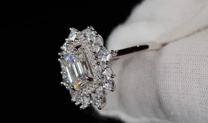 Lab Diamonds London Rings Womens Moissanite Wedding Ring Moissanite Ring Womens Moissanite Engagement Ring