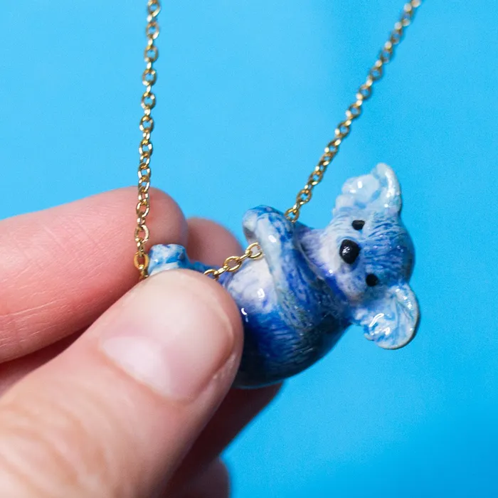 Necklaces Camp Hollow Galaxy Bear Koala Necklace