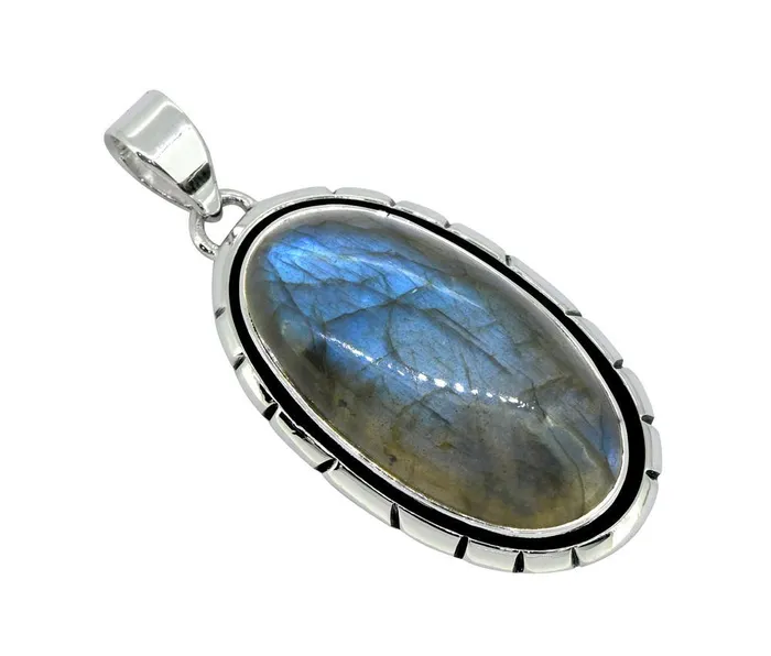 Necklaces Labradorite Solid 925 Sterling Silver Pendant 2 YoTreasure