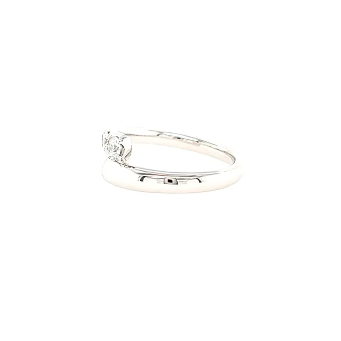 Rings 18k White Gold Diamond Wraparound Ring I3349 Doves