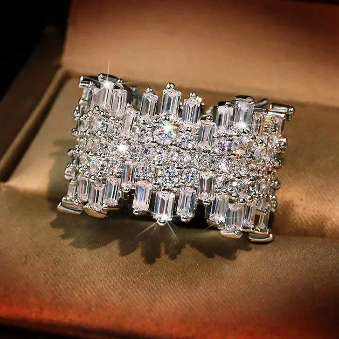 Rings Minx London Baguette Ring Eternity Ring