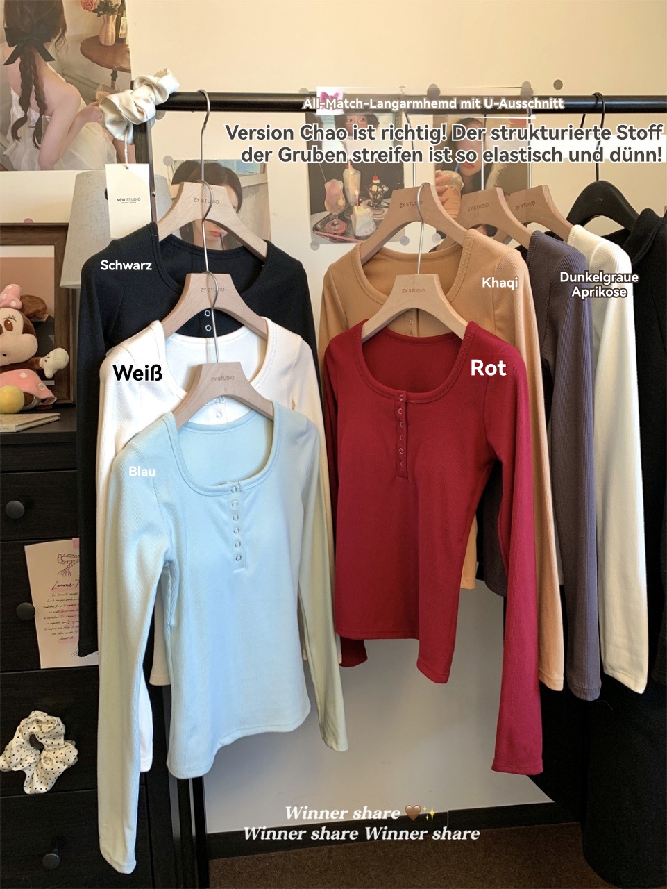 Basics | Damen  Pckitte Oberteil Mit Langen Ärmeln Basics Basics