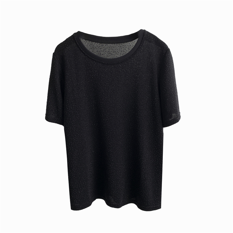 Oberteile | Damen  Pclina Glitzer T-Shirt Bekleidung Damen