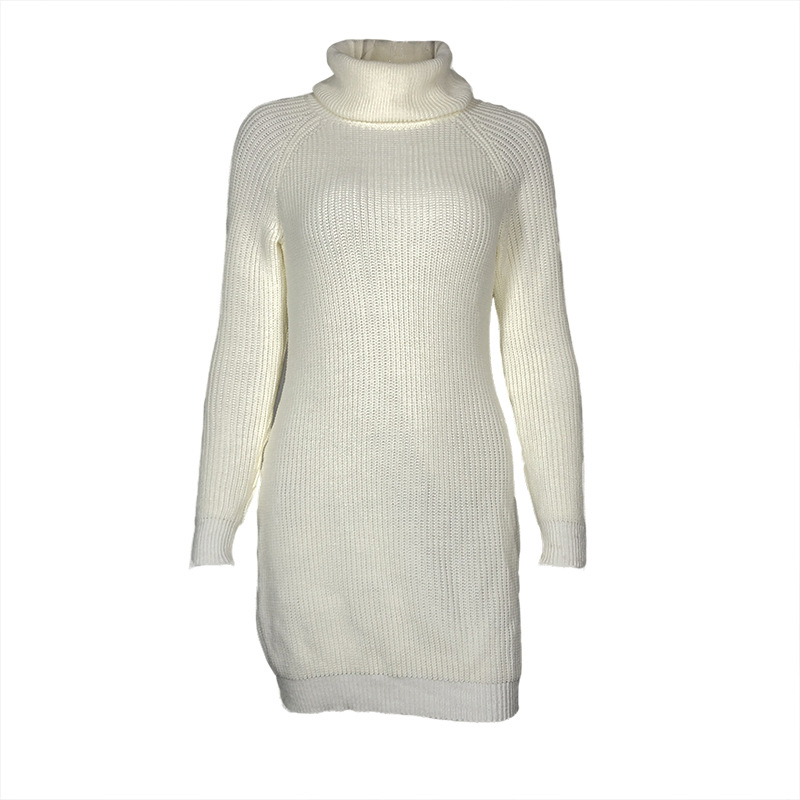 Strickmode | Damen  Pcellen Strickkleid Bekleidung Damen